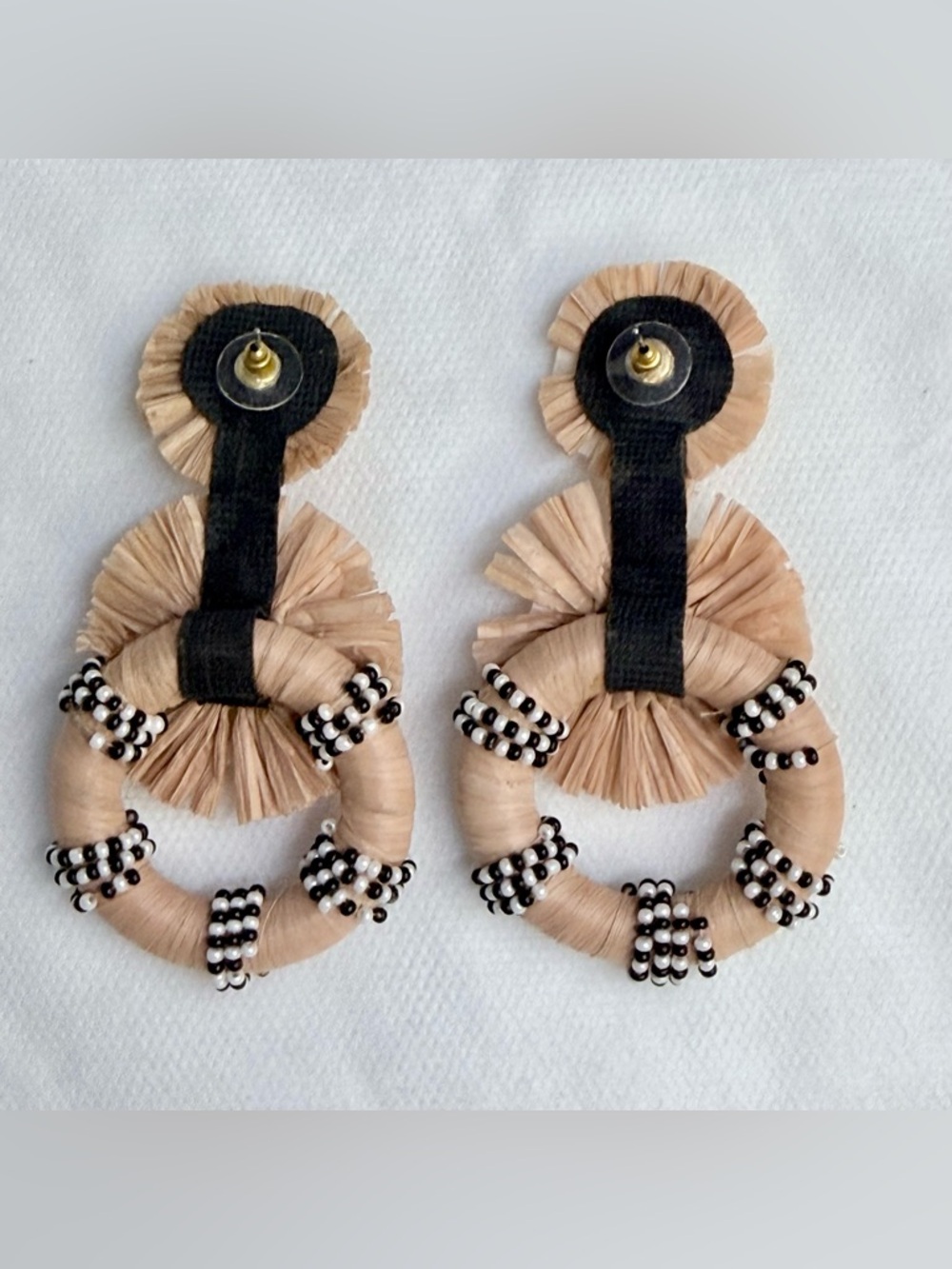 Anthropologie Raffia earrings - Picture 4 of 4